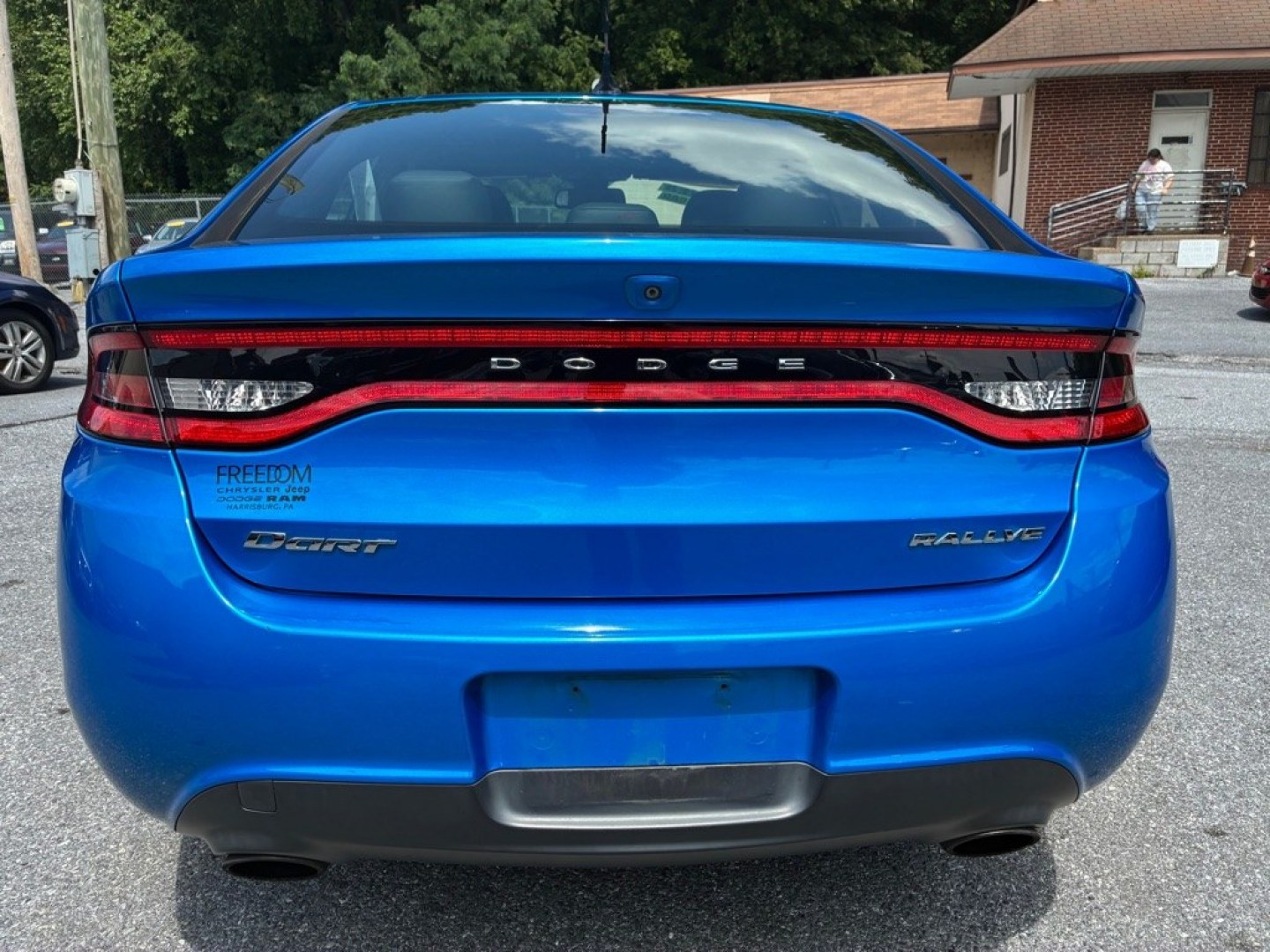 2015 BLUE DODGE DART SXT (1C3CDFBB5FD) with an 2.4L engine, 6-Speed Manual transmission, located at 117 North Cameron Street, Harrisburg, PA, 17101, (717) 963-8962, 40.267021, -76.875351- Photo#3