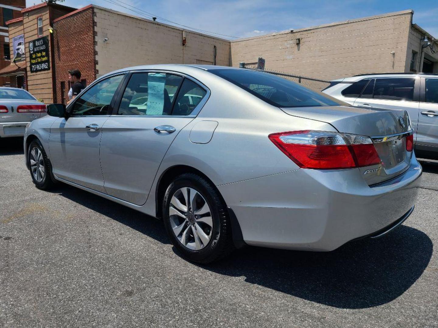 2015 SILVER HONDA ACCORD LX (1HGCR2F33FA) with an 2.4L engine, Continuously Variable transmission, located at 117 North Cameron Street, Harrisburg, PA, 17101, (717) 963-8962, 40.267021, -76.875351 - Photo#2