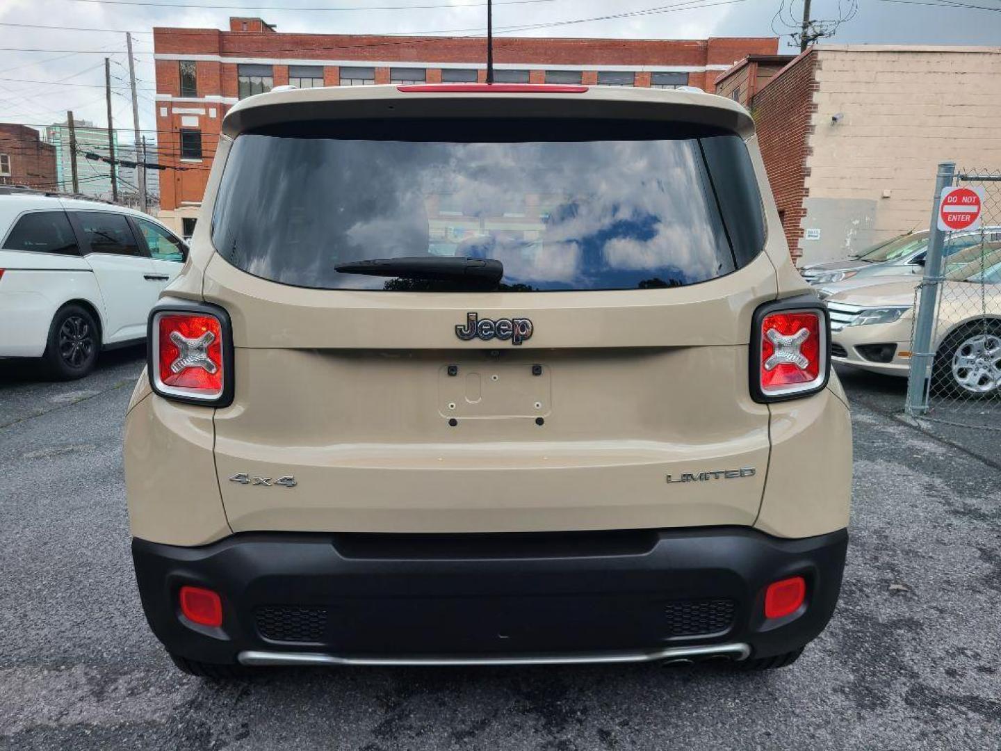 2015 TAN JEEP RENEGADE LIMITED (ZACCJBDT9FP) with an 2.4L engine, Automatic transmission, located at 7981 Paxton Street, Harrisburg, PA, 17111, (717) 561-2926, 40.261490, -76.749229 - WE FINANCE!!! Good Credit/ Bad Credit/ No Credit - ALL Trade-Ins Welcomed!!! ***Guaranteed Credit Approval*** APPLY ONLINE or CALL us TODAY ;) Internet Prices and Marketplace Prices are SPECIAL discounted ***CASH DEALS*** Retail Prices are higher. Please call us to discuss your cash and finan - Photo#1