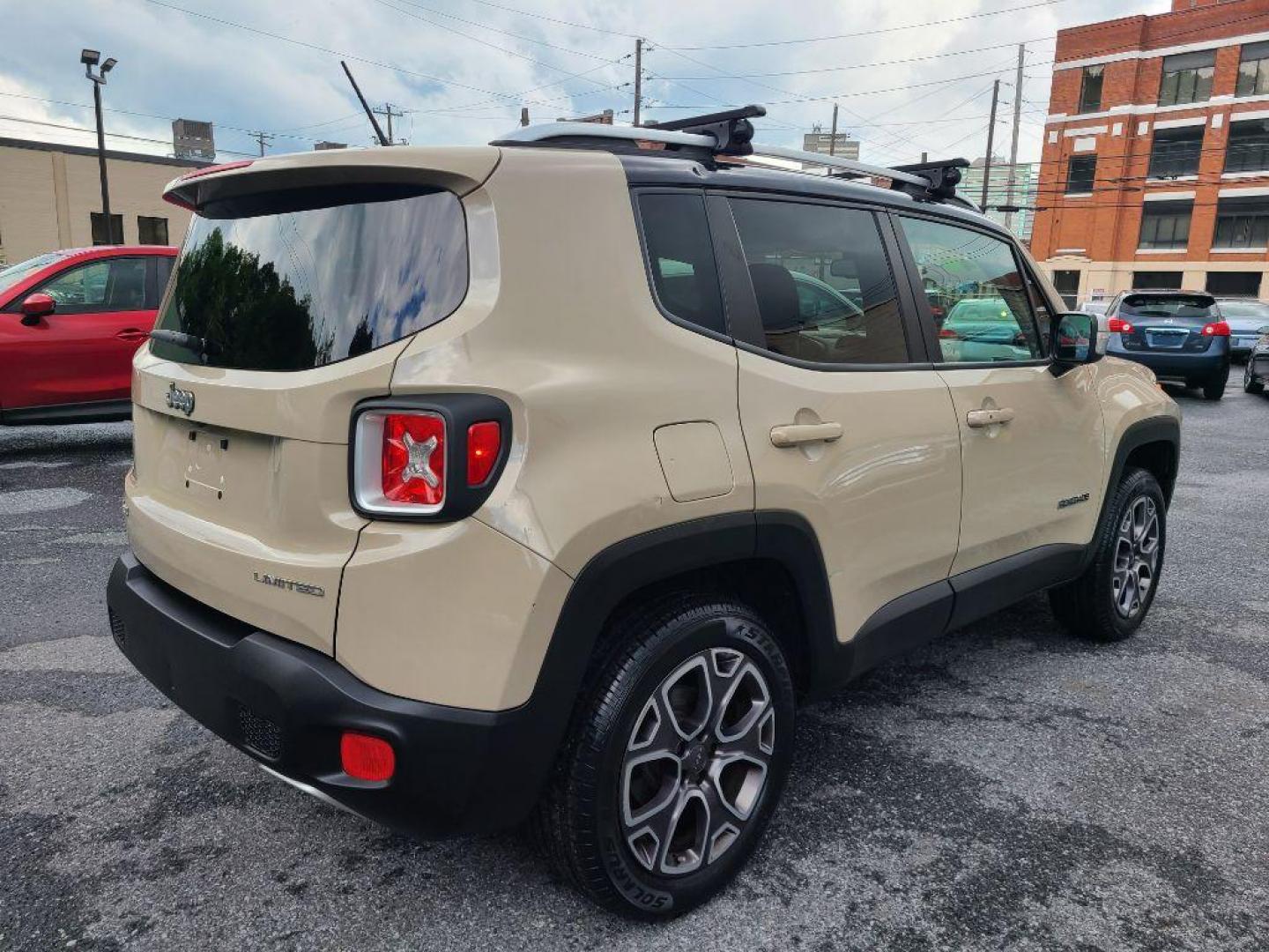 2015 TAN JEEP RENEGADE LIMITED (ZACCJBDT9FP) with an 2.4L engine, Automatic transmission, located at 7981 Paxton Street, Harrisburg, PA, 17111, (717) 561-2926, 40.261490, -76.749229 - WE FINANCE!!! Good Credit/ Bad Credit/ No Credit - ALL Trade-Ins Welcomed!!! ***Guaranteed Credit Approval*** APPLY ONLINE or CALL us TODAY ;) Internet Prices and Marketplace Prices are SPECIAL discounted ***CASH DEALS*** Retail Prices are higher. Please call us to discuss your cash and finan - Photo#7