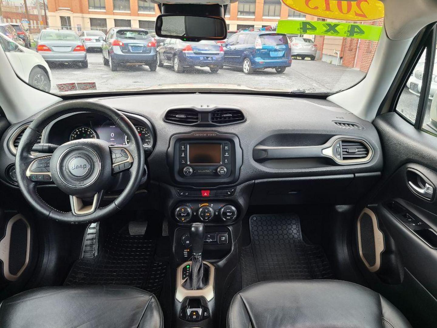 2015 TAN JEEP RENEGADE LIMITED (ZACCJBDT9FP) with an 2.4L engine, Automatic transmission, located at 7981 Paxton Street, Harrisburg, PA, 17111, (717) 561-2926, 40.261490, -76.749229 - WE FINANCE!!! Good Credit/ Bad Credit/ No Credit - ALL Trade-Ins Welcomed!!! ***Guaranteed Credit Approval*** APPLY ONLINE or CALL us TODAY ;) Internet Prices and Marketplace Prices are SPECIAL discounted ***CASH DEALS*** Retail Prices are higher. Please call us to discuss your cash and finan - Photo#10