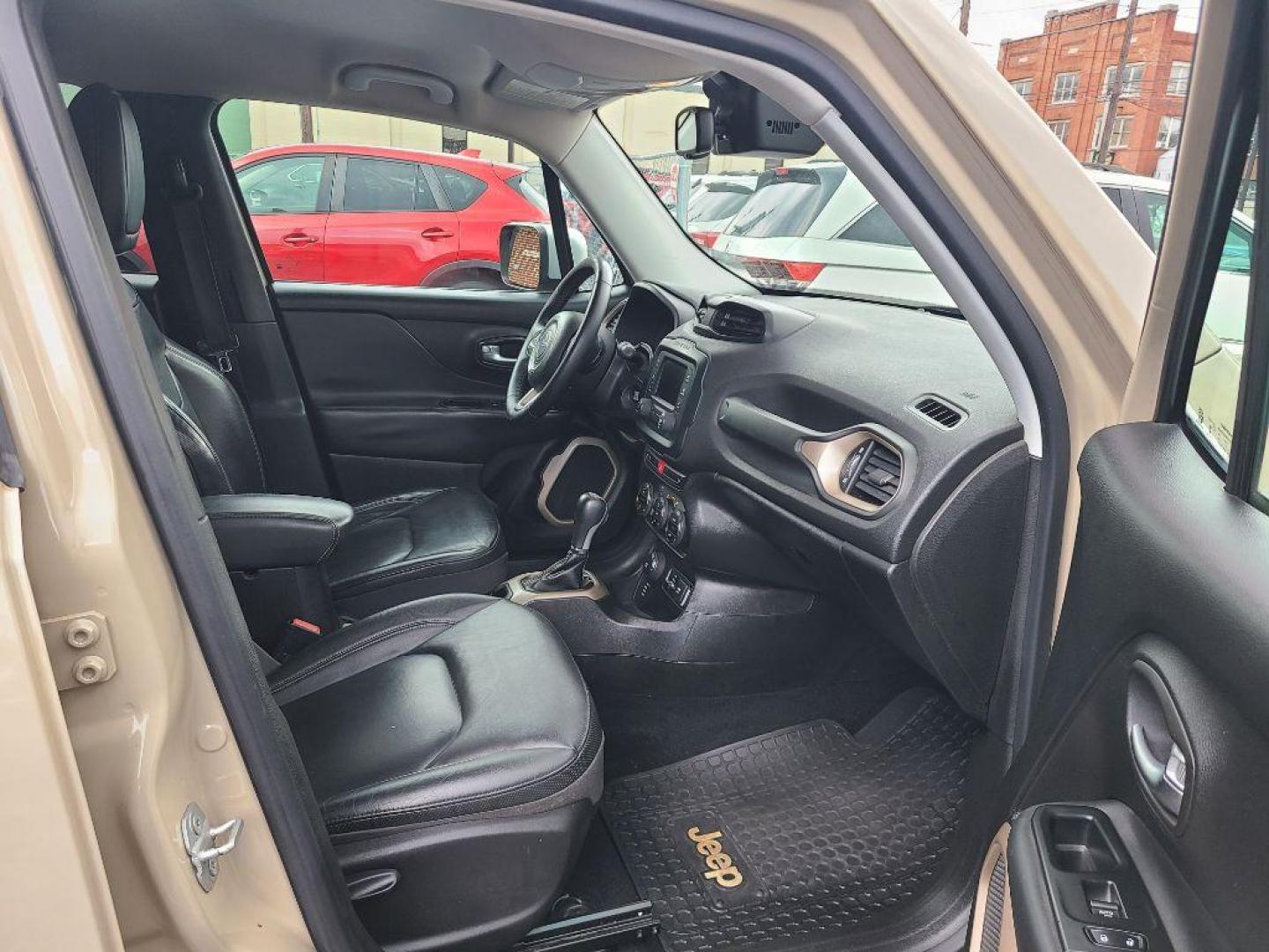 2015 TAN JEEP RENEGADE LIMITED (ZACCJBDT9FP) with an 2.4L engine, Automatic transmission, located at 7981 Paxton Street, Harrisburg, PA, 17111, (717) 561-2926, 40.261490, -76.749229 - WE FINANCE!!! Good Credit/ Bad Credit/ No Credit - ALL Trade-Ins Welcomed!!! ***Guaranteed Credit Approval*** APPLY ONLINE or CALL us TODAY ;) Internet Prices and Marketplace Prices are SPECIAL discounted ***CASH DEALS*** Retail Prices are higher. Please call us to discuss your cash and finan - Photo#12