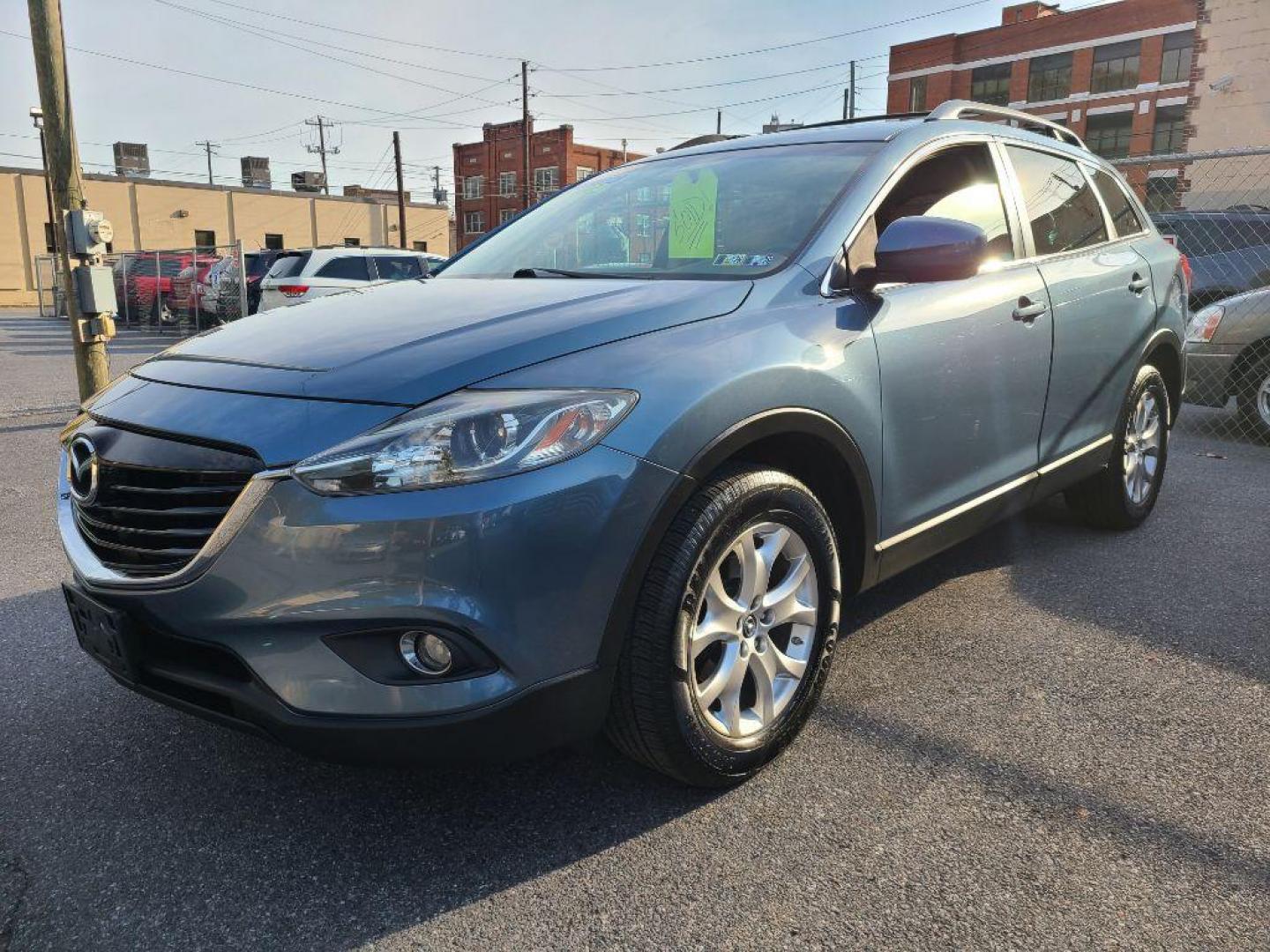 2015 BLUE MAZDA CX-9 TOURING (JM3TB3CV9F0) with an 3.7L engine, Automatic transmission, located at 117 North Cameron Street, Harrisburg, PA, 17101, (717) 963-8962, 40.267021, -76.875351 - Photo#1