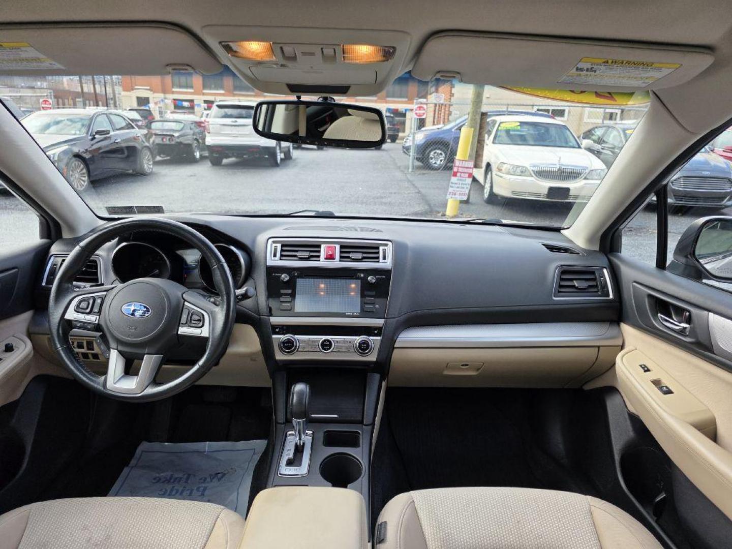 2015 TAN SUBARU OUTBACK 2.5I PREMIUM (4S4BSAEC5F3) with an 2.5L engine, Continuously Variable transmission, located at 131 N Cameron st, Harrisburg, PA, 17101, (717) 561-2926, 40.267086, -76.875374 - WE FINANCE!!! Good Credit/ Bad Credit/ No Credit - ALL Trade-Ins Welcomed!!! ***Guaranteed Credit Approval*** APPLY ONLINE or CALL us TODAY ;) Please call us to discuss your cash and financing options. - Photo#9