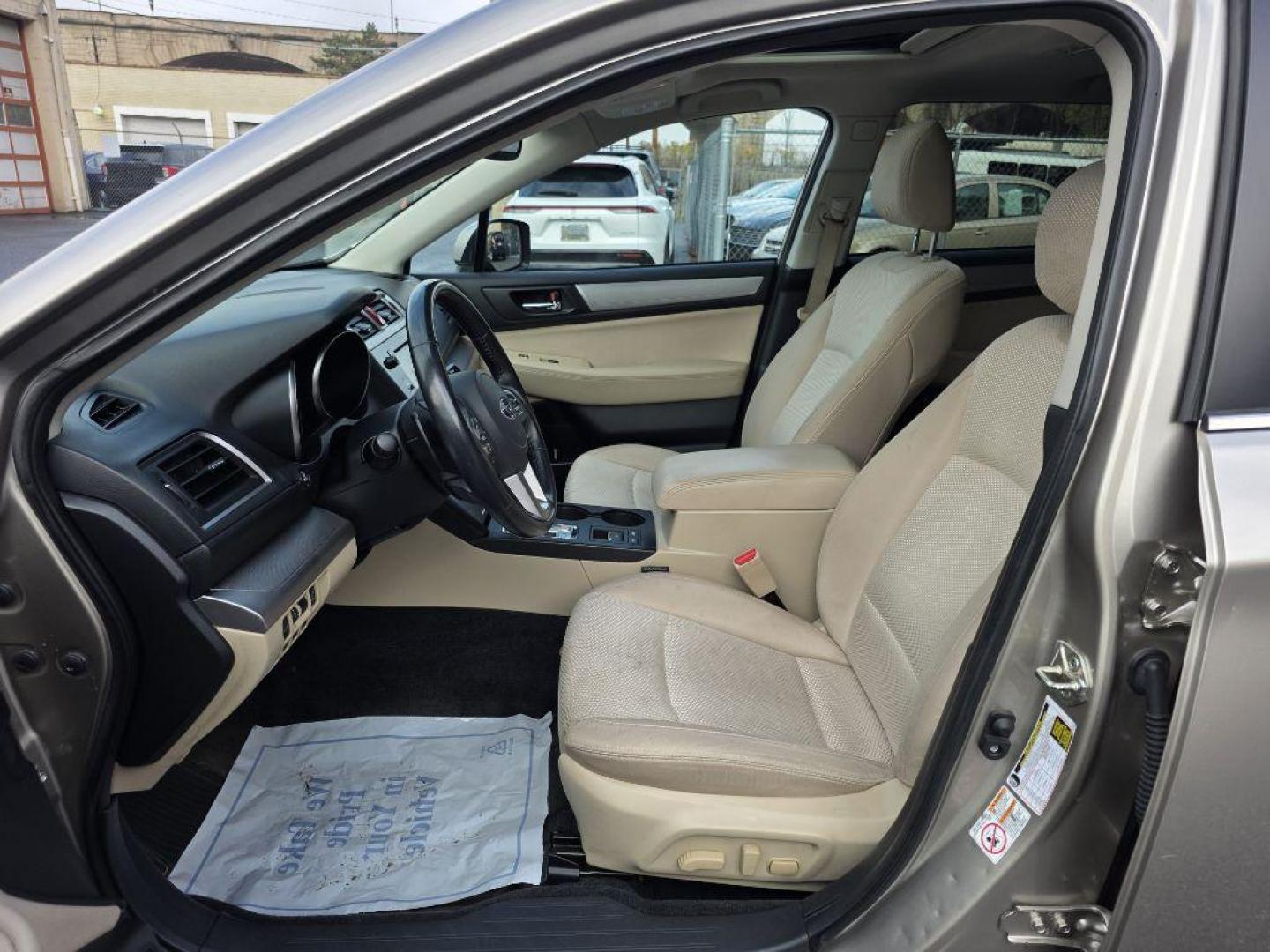2015 TAN SUBARU OUTBACK 2.5I PREMIUM (4S4BSAEC5F3) with an 2.5L engine, Continuously Variable transmission, located at 131 N Cameron st, Harrisburg, PA, 17101, (717) 561-2926, 40.267086, -76.875374 - WE FINANCE!!! Good Credit/ Bad Credit/ No Credit - ALL Trade-Ins Welcomed!!! ***Guaranteed Credit Approval*** APPLY ONLINE or CALL us TODAY ;) Please call us to discuss your cash and financing options. - Photo#13