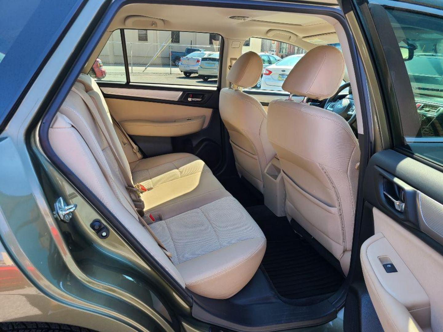 2015 GREEN SUBARU OUTBACK 2.5I PREMIUM (4S4BSADC0F3) with an 2.5L engine, Continuously Variable transmission, located at 7981 Paxton Street, Harrisburg, PA, 17111, (717) 561-2926, 40.261490, -76.749229 - WE FINANCE!!! Good Credit/ Bad Credit/ No Credit - ALL Trade-Ins Welcomed!!! ***Guaranteed Credit Approval*** APPLY ONLINE or CALL us TODAY ;) Internet Prices and Marketplace Prices are SPECIAL discounted ***CASH DEALS*** Retail Prices are higher. Please call us to discuss your cash and finan - Photo#10