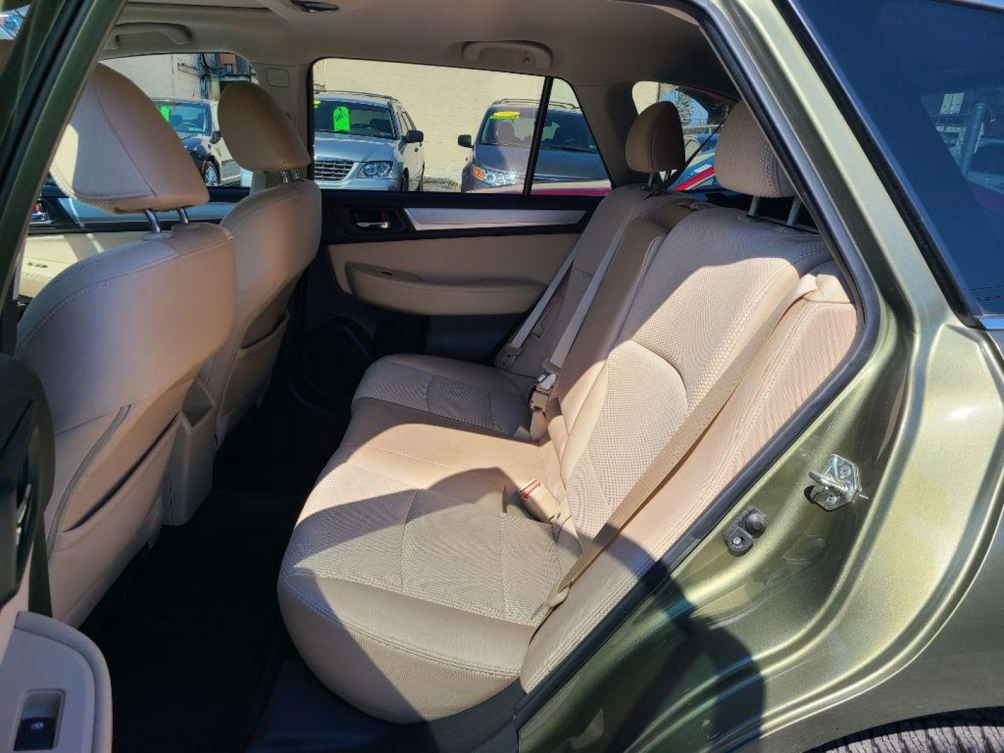 2015 GREEN SUBARU OUTBACK 2.5I PREMIUM (4S4BSADC0F3) with an 2.5L engine, Continuously Variable transmission, located at 7981 Paxton Street, Harrisburg, PA, 17111, (717) 561-2926, 40.261490, -76.749229 - WE FINANCE!!! Good Credit/ Bad Credit/ No Credit - ALL Trade-Ins Welcomed!!! ***Guaranteed Credit Approval*** APPLY ONLINE or CALL us TODAY ;) Internet Prices and Marketplace Prices are SPECIAL discounted ***CASH DEALS*** Retail Prices are higher. Please call us to discuss your cash and finan - Photo#15