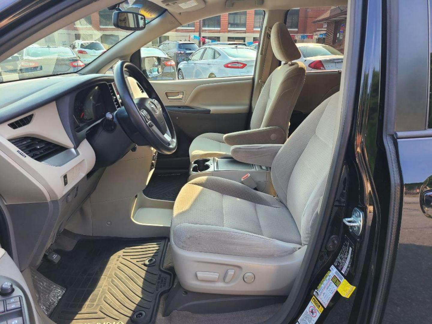 2015 BLACK TOYOTA SIENNA LE (5TDJK3DC3FS) with an 3.5L engine, Automatic transmission, located at 117 North Cameron Street, Harrisburg, PA, 17101, (717) 963-8962, 40.267021, -76.875351 - WE FINANCE!!! Good Credit/ Bad Credit/ No Credit - ALL Trade-Ins Welcomed!!! ***Guaranteed Credit Approval*** APPLY ONLINE or CALL us TODAY ;) Internet Prices and Marketplace Prices are SPECIAL discounted ***CASH DEALS*** Retail Prices are higher. Please call us to discuss your cash and finan - Photo#12