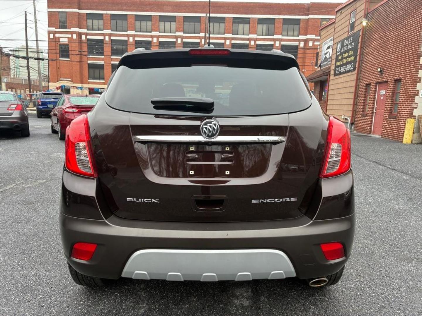 2016 BROWN BUICK ENCORE BASE (KL4CJASB1GB) with an 1.4L engine, Automatic transmission, located at 117 North Cameron Street, Harrisburg, PA, 17101, (717) 963-8962, 40.267021, -76.875351 - Photo#3