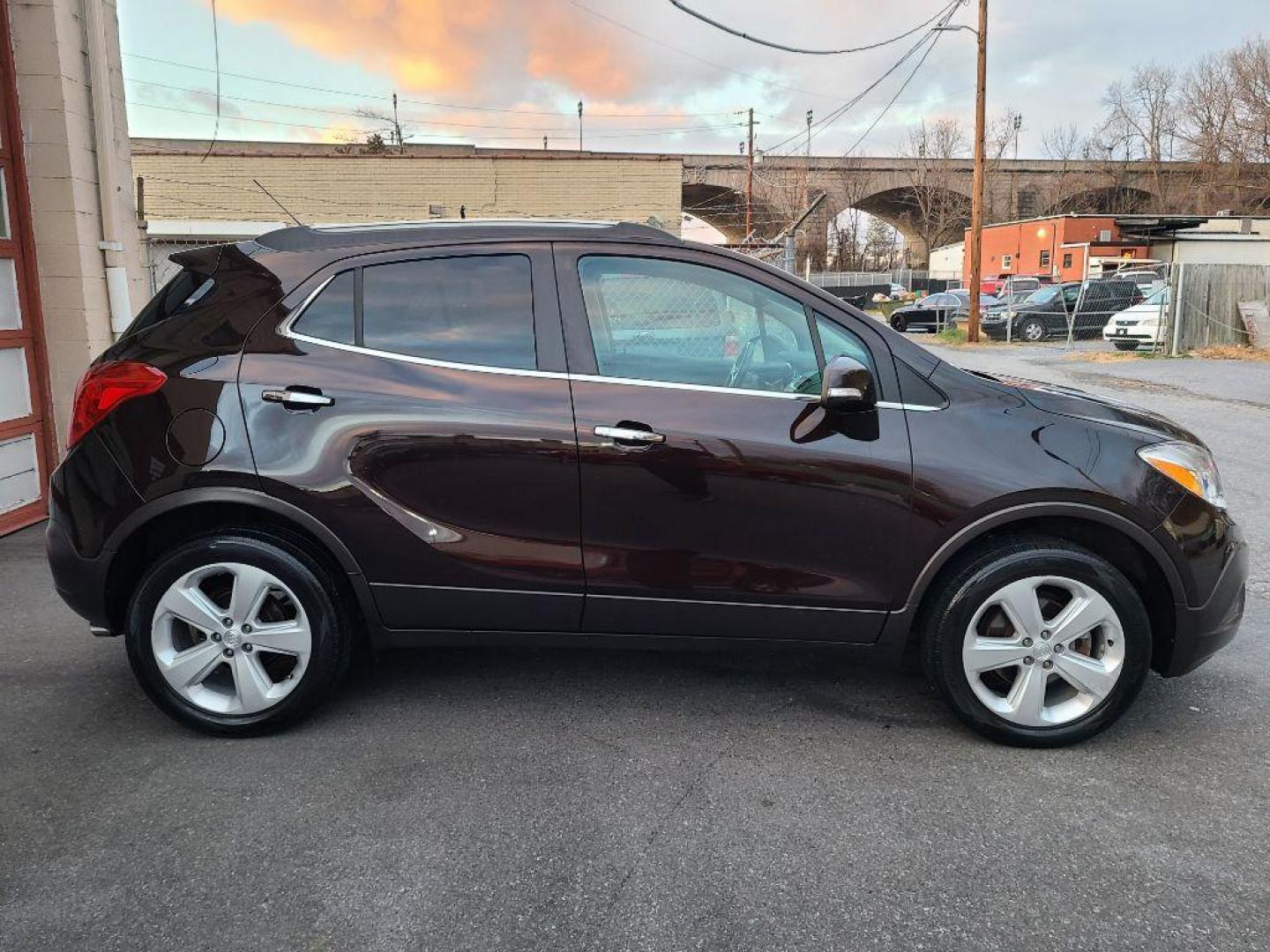 2016 BROWN BUICK ENCORE AWD (KL4CJESB8GB) with an 1.4L engine, Automatic transmission, located at 7981 Paxton Street, Harrisburg, PA, 17111, (717) 561-2926, 40.261490, -76.749229 - Photo#5