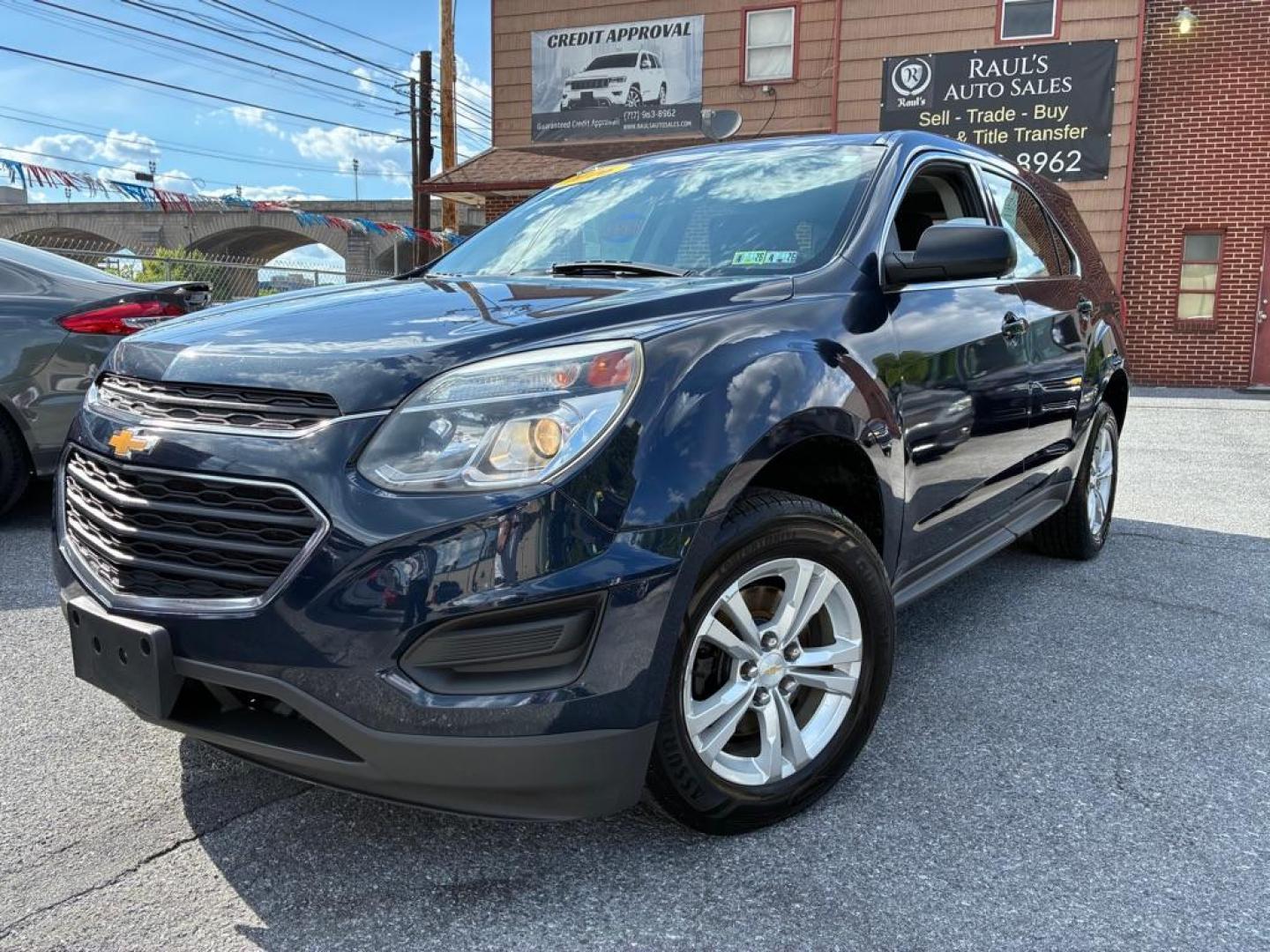 2016 BLUE CHEVROLET EQUINOX LS (2GNFLEEK4G6) with an 2.4L engine, Automatic transmission, located at 117 North Cameron Street, Harrisburg, PA, 17101, (717) 963-8962, 40.267021, -76.875351 - WE FINANCE!!! MOST vehicles are available for financing. Good Credit/ Challenged Credit/ No Credit - ALL Trade-Ins Welcomed!!! APPLY ONLINE or CALL us TODAY Please call us to discuss your cash and/or financing options. Thanks for cheching our inventory! We're here to help. - Photo#0