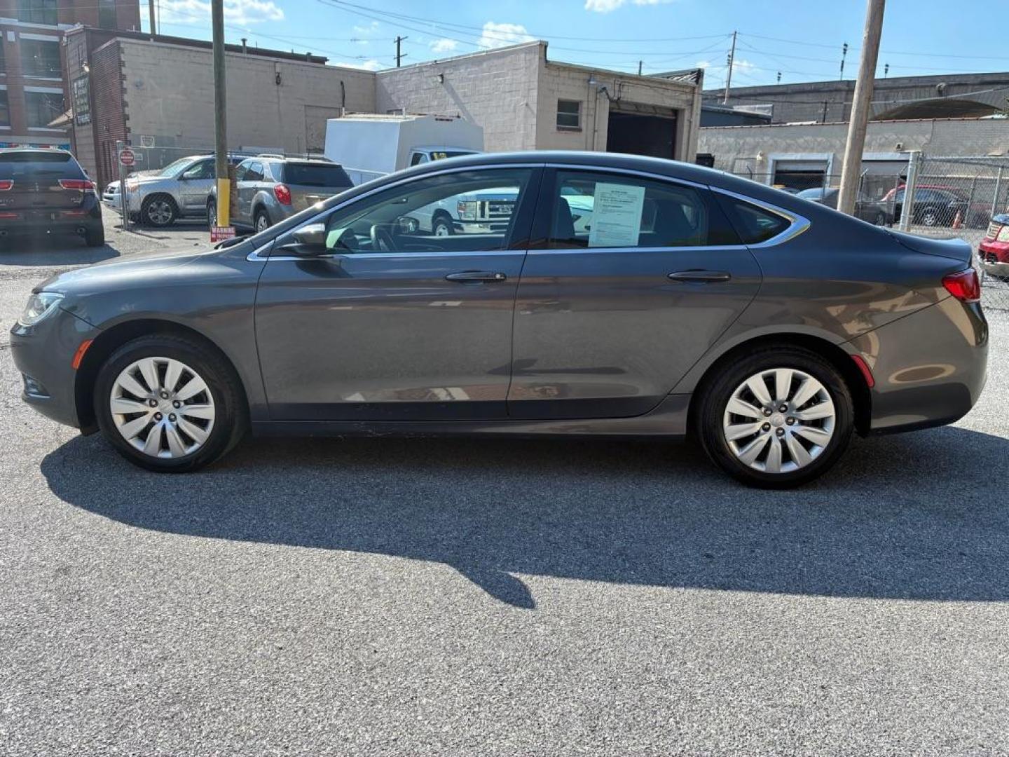 2016 GRAY CHRYSLER 200 LX (1C3CCCFB9GN) with an 2.4L engine, Automatic transmission, located at 117 North Cameron Street, Harrisburg, PA, 17101, (717) 963-8962, 40.267021, -76.875351 - Photo#1