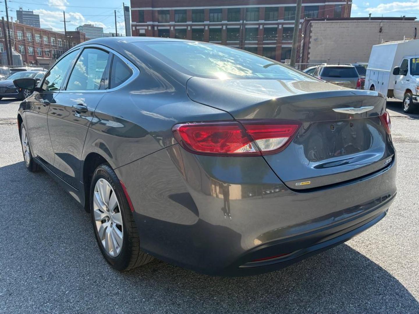 2016 GRAY CHRYSLER 200 LX (1C3CCCFB9GN) with an 2.4L engine, Automatic transmission, located at 117 North Cameron Street, Harrisburg, PA, 17101, (717) 963-8962, 40.267021, -76.875351 - Photo#2