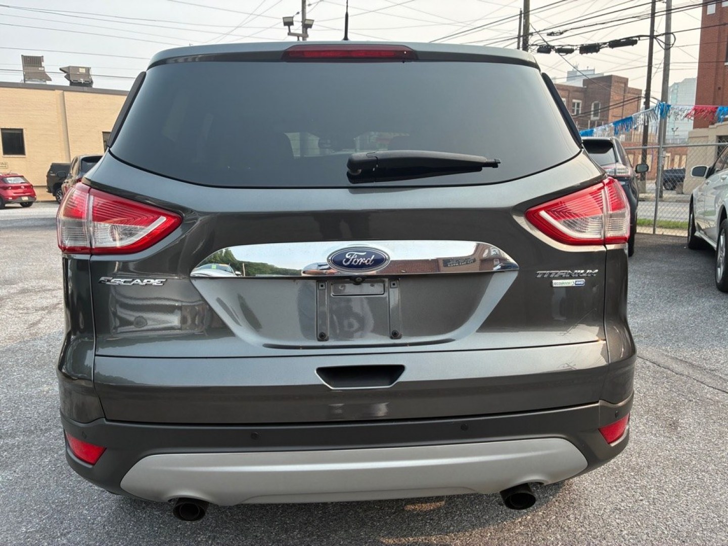 2016 GREY FORD ESCAPE TITANIUM (1FMCU9J9XGU) with an 2.0L engine, Automatic transmission, located at 117 North Cameron Street, Harrisburg, PA, 17101, (717) 963-8962, 40.267021, -76.875351- Photo#3