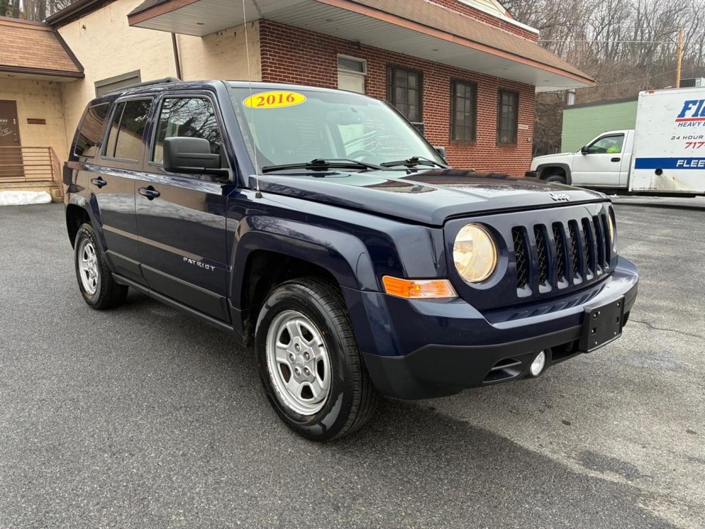 2016 BLUE JEEP PATRIOT SPORT (1C4NJRBB7GD) with an 2.4L engine, Continuously Variable transmission, located at 117 North Cameron Street, Harrisburg, PA, 17101, (717) 963-8962, 40.267021, -76.875351 - Photo#6