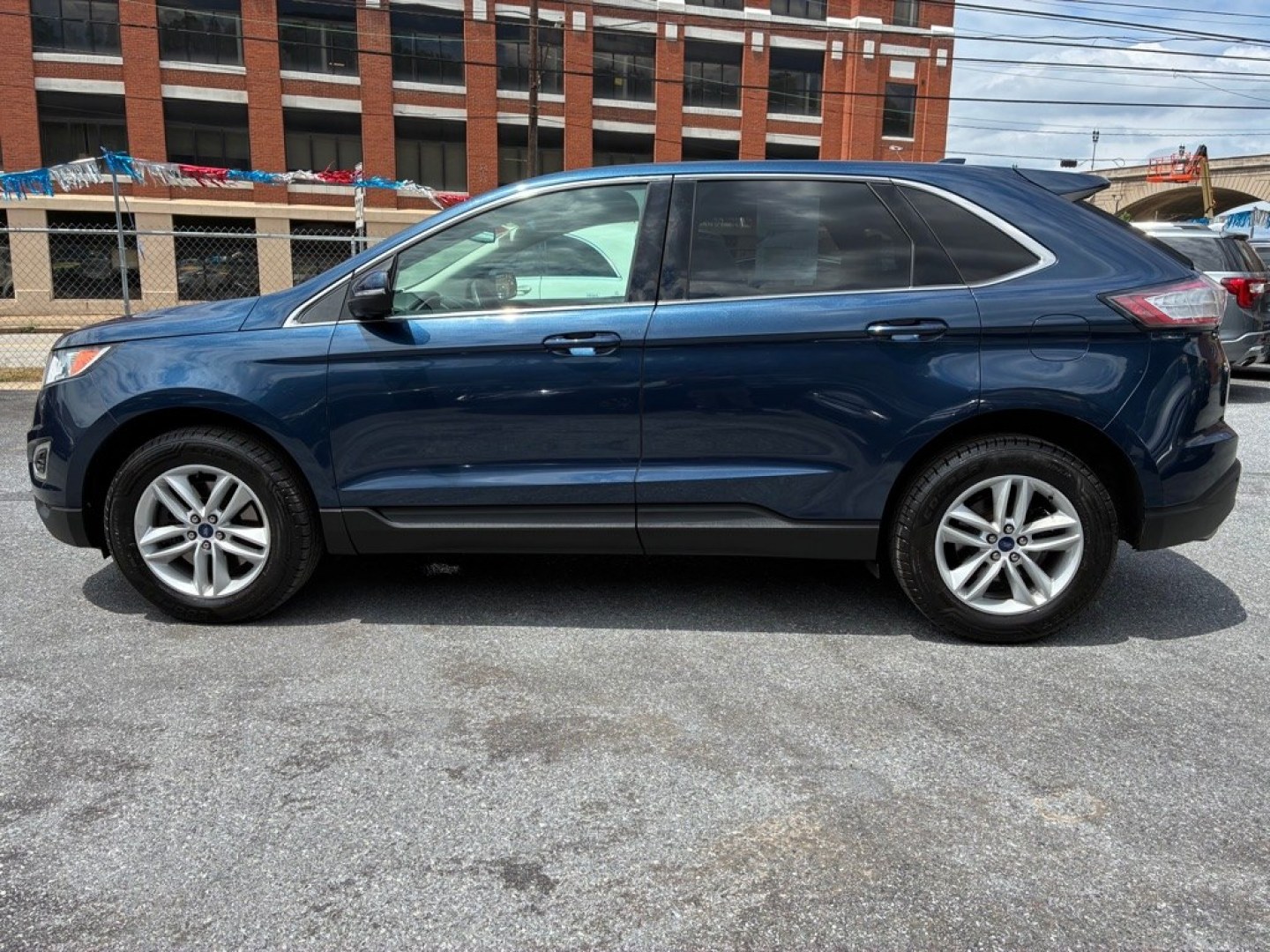2017 BLUE FORD EDGE SEL (2FMPK4J83HB) with an 3.5L engine, Automatic transmission, located at 117 North Cameron Street, Harrisburg, PA, 17101, (717) 963-8962, 40.267021, -76.875351- Photo#1