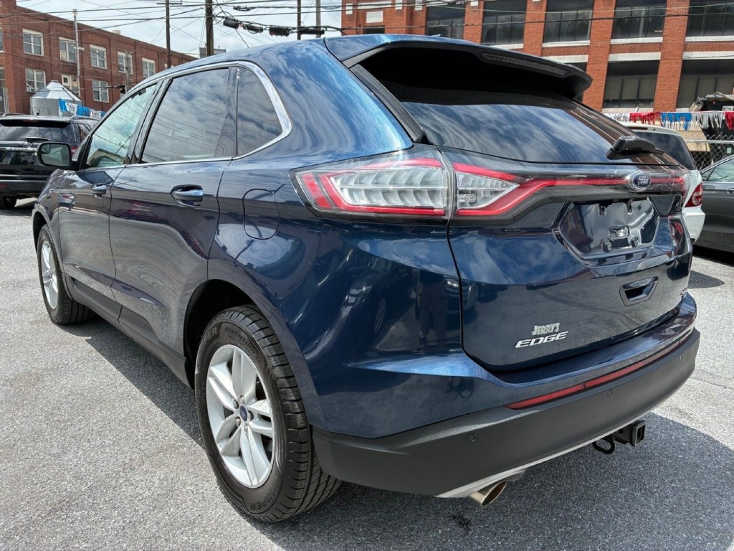 2017 BLUE FORD EDGE SEL (2FMPK4J83HB) with an 3.5L engine, Automatic transmission, located at 117 North Cameron Street, Harrisburg, PA, 17101, (717) 963-8962, 40.267021, -76.875351- Photo#2