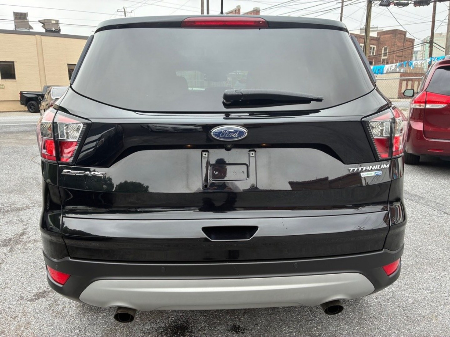 2017 BLACK FORD ESCAPE TITANIUM (1FMCU9J90HU) with an 2.0L engine, Automatic transmission, located at 117 North Cameron Street, Harrisburg, PA, 17101, (717) 963-8962, 40.267021, -76.875351- Photo#3