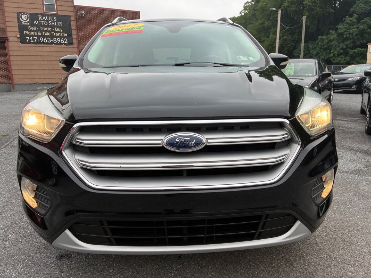 2017 BLACK FORD ESCAPE TITANIUM (1FMCU9J90HU) with an 2.0L engine, Automatic transmission, located at 117 North Cameron Street, Harrisburg, PA, 17101, (717) 963-8962, 40.267021, -76.875351- Photo#7