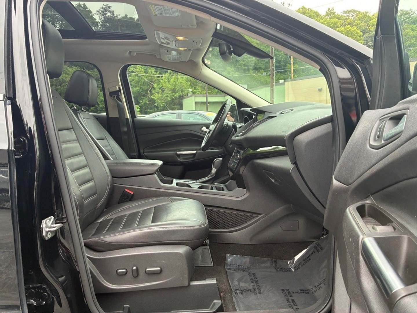2017 BLACK FORD ESCAPE TITANIUM (1FMCU9J90HU) with an 2.0L engine, Automatic transmission, located at 117 North Cameron Street, Harrisburg, PA, 17101, (717) 963-8962, 40.267021, -76.875351- Photo#8