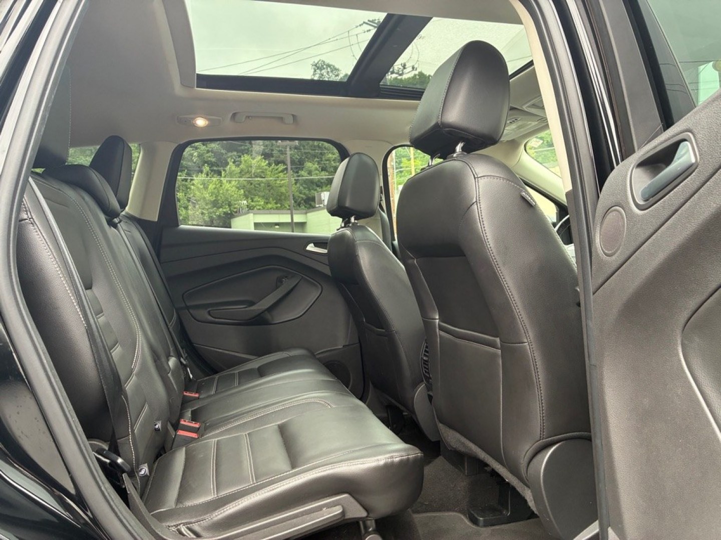 2017 BLACK FORD ESCAPE TITANIUM (1FMCU9J90HU) with an 2.0L engine, Automatic transmission, located at 117 North Cameron Street, Harrisburg, PA, 17101, (717) 963-8962, 40.267021, -76.875351- Photo#9