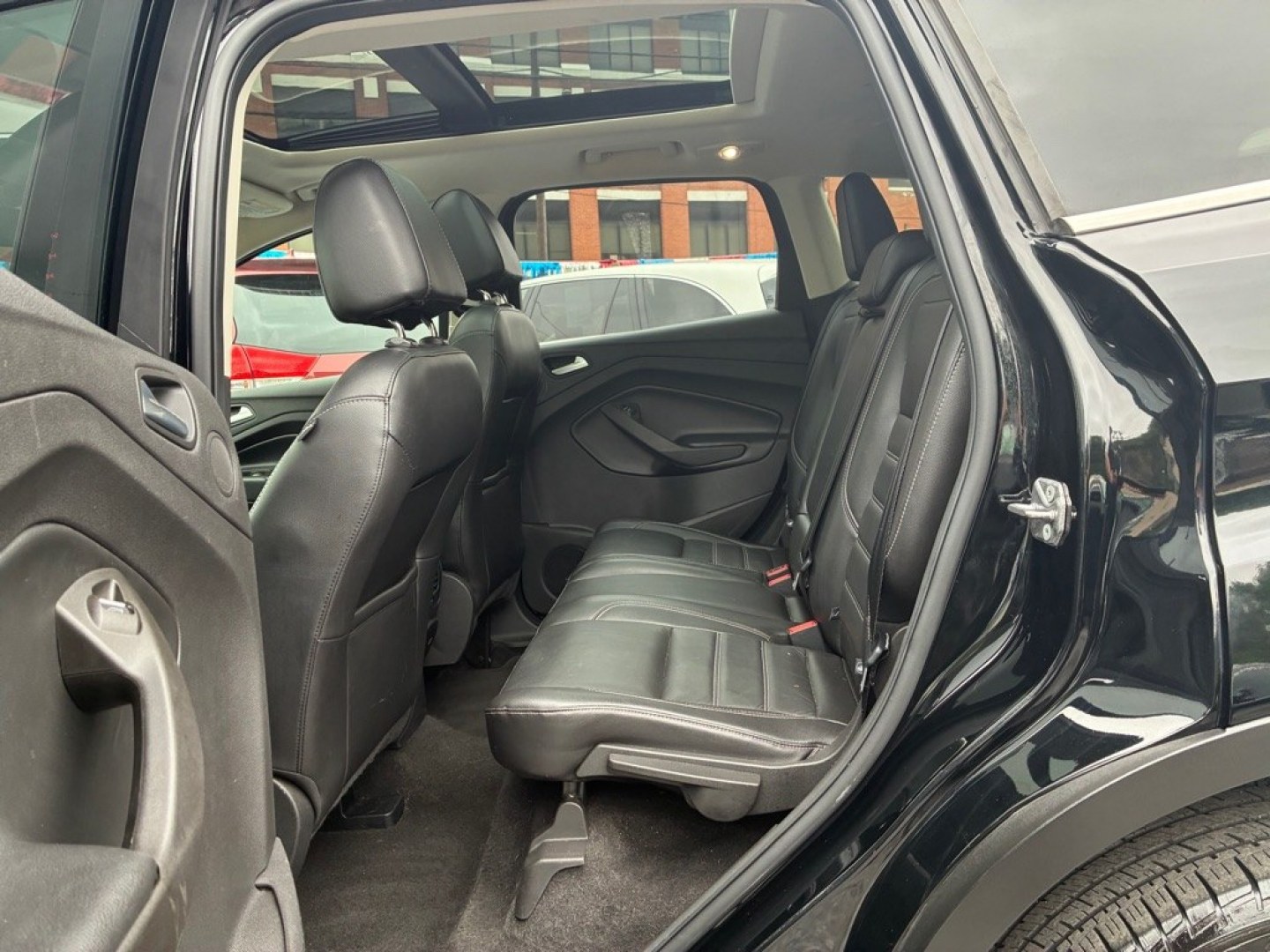 2017 BLACK FORD ESCAPE TITANIUM (1FMCU9J90HU) with an 2.0L engine, Automatic transmission, located at 117 North Cameron Street, Harrisburg, PA, 17101, (717) 963-8962, 40.267021, -76.875351- Photo#11