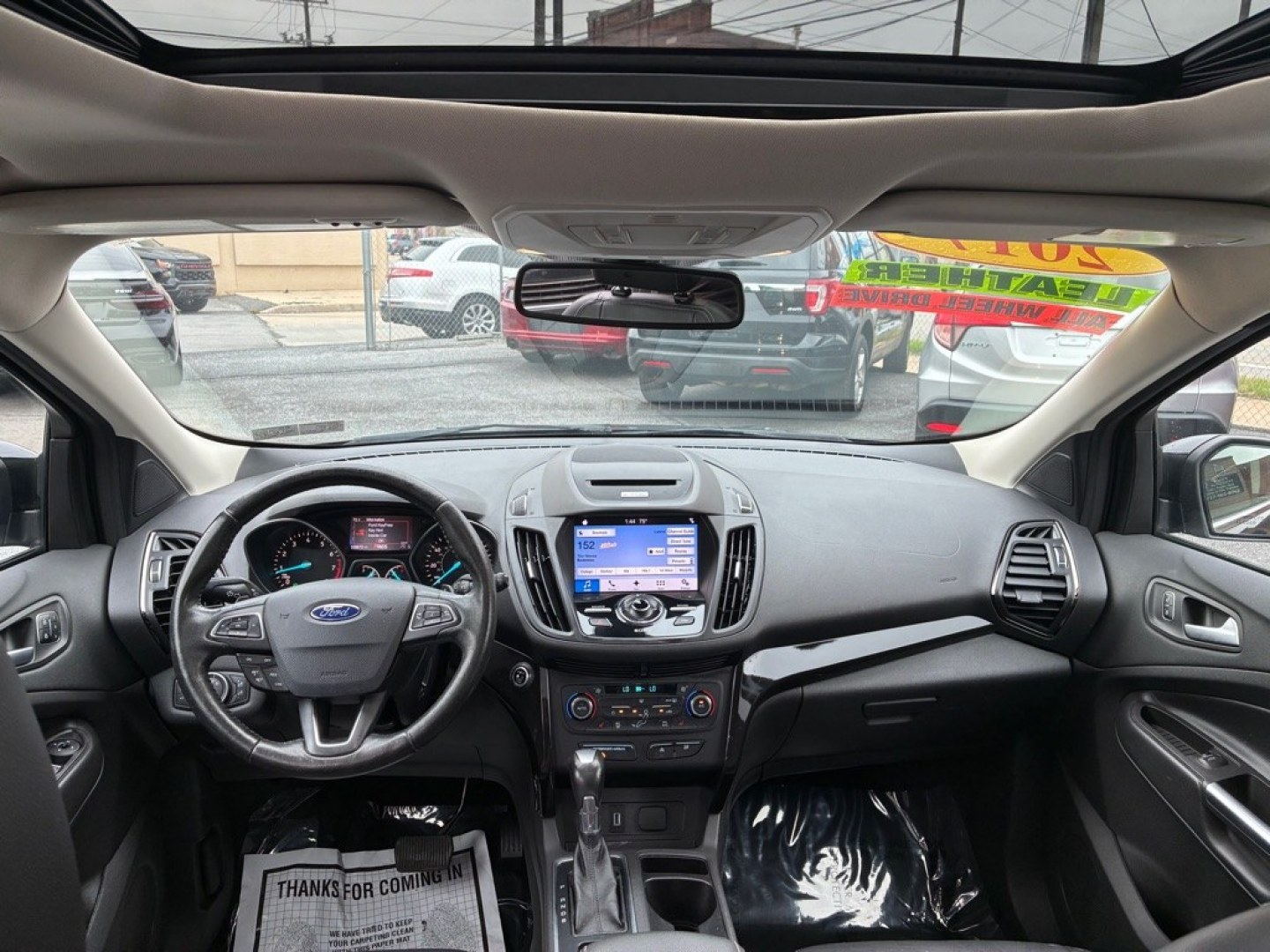 2017 BLACK FORD ESCAPE TITANIUM (1FMCU9J90HU) with an 2.0L engine, Automatic transmission, located at 117 North Cameron Street, Harrisburg, PA, 17101, (717) 963-8962, 40.267021, -76.875351- Photo#12