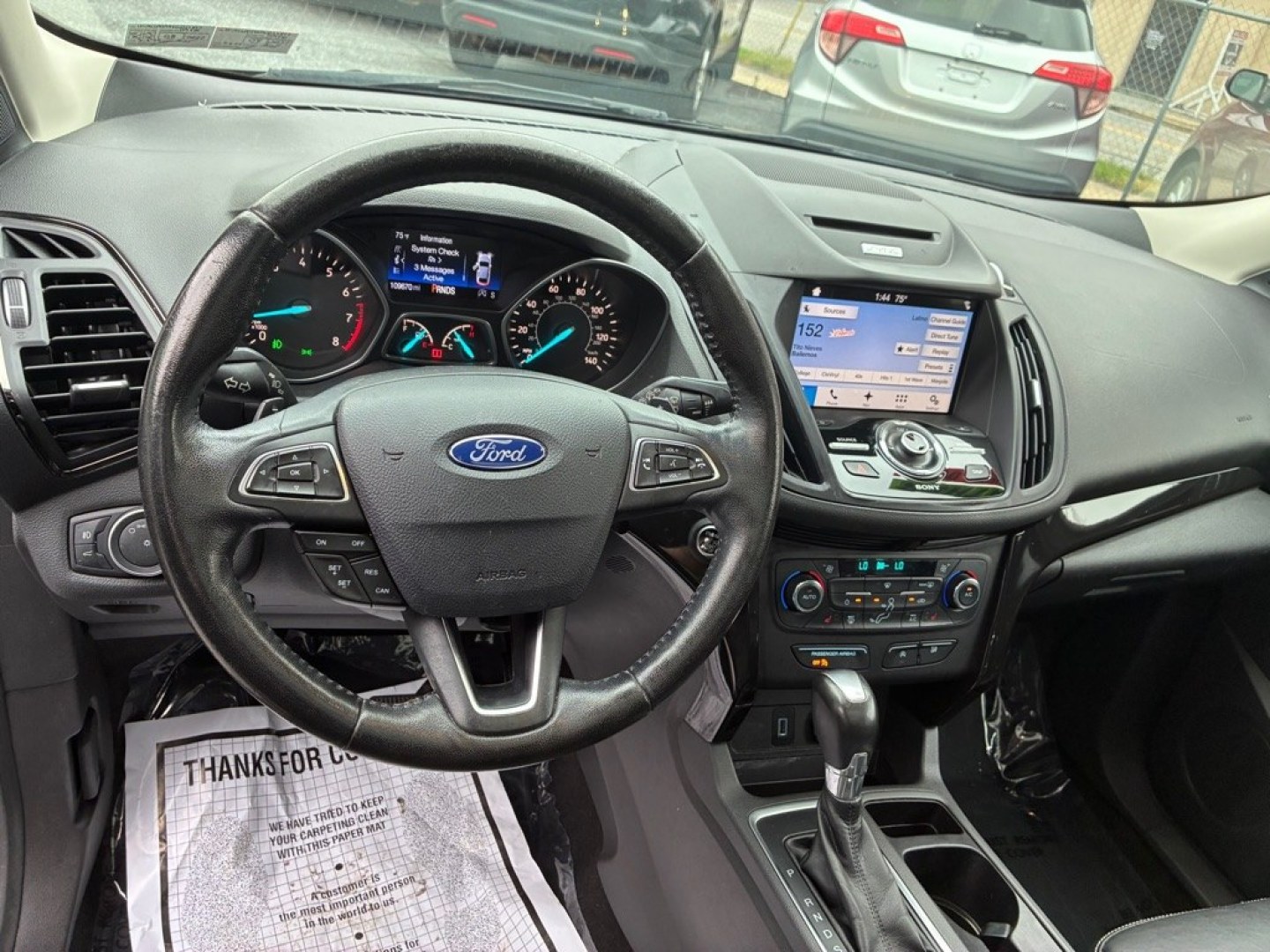 2017 BLACK FORD ESCAPE TITANIUM (1FMCU9J90HU) with an 2.0L engine, Automatic transmission, located at 117 North Cameron Street, Harrisburg, PA, 17101, (717) 963-8962, 40.267021, -76.875351- Photo#14
