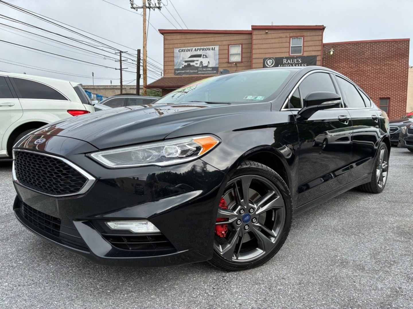 2017 BLACK FORD FUSION SPORT (3FA6P0VP3HR) with an 2.7L engine, Automatic transmission, located at 117 North Cameron Street, Harrisburg, PA, 17101, (717) 963-8962, 40.267021, -76.875351 - WE FINANCE!!! MOST vehicles are available for financing. Good Credit/ Challenged Credit/ No Credit - ALL Trade-Ins Welcomed!!! APPLY ONLINE or CALL us TODAY Please call us to discuss your cash and/or financing options. Thanks for checking our inventory! We're here to help.- Photo#0