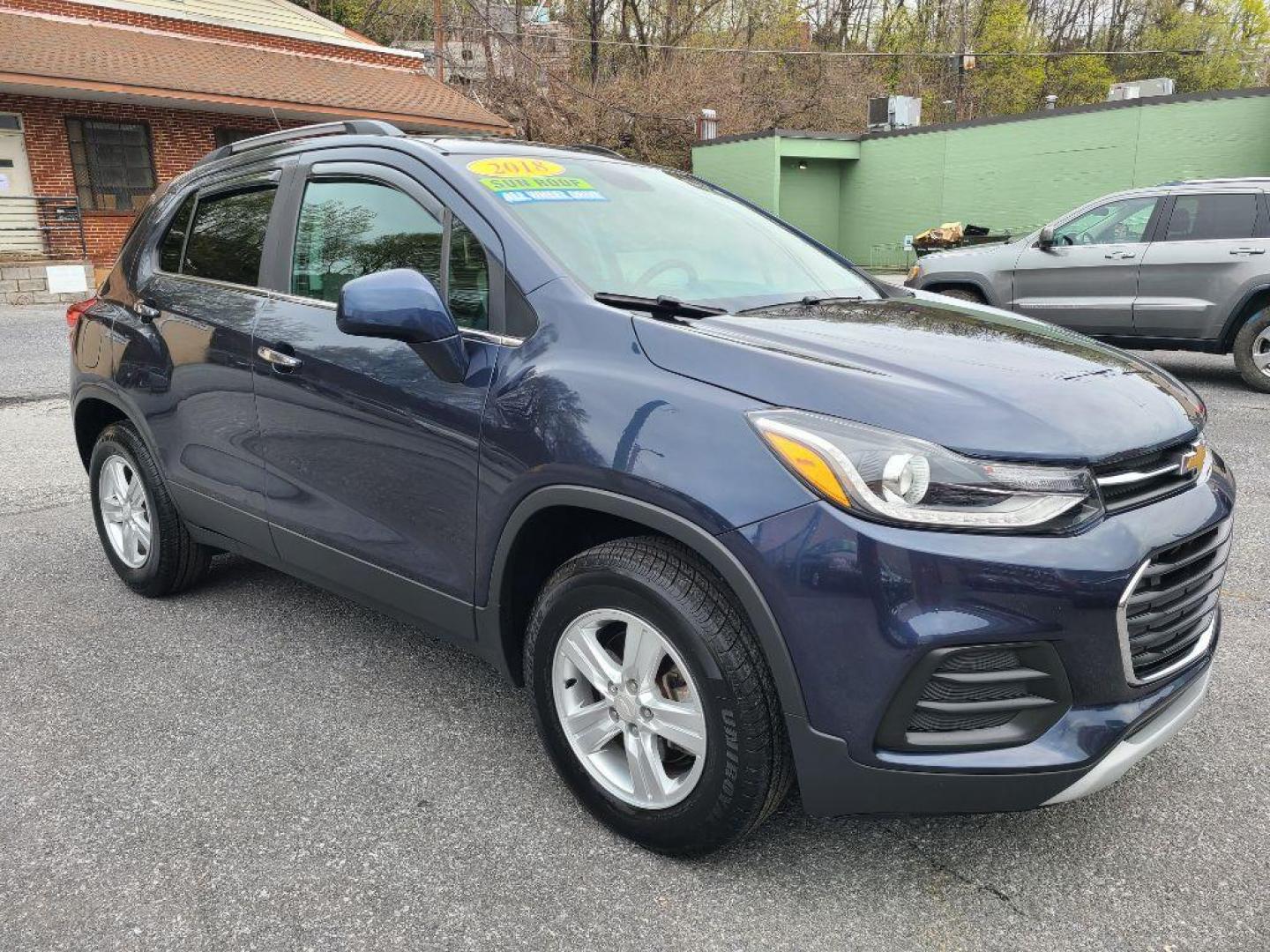 2018 BLUE CHEVROLET TRAX 1LT (3GNCJPSB0JL) with an 1.4L engine, Automatic transmission, located at 7981 Paxton Street, Harrisburg, PA, 17111, (717) 561-2926, 40.261490, -76.749229 - Photo#5