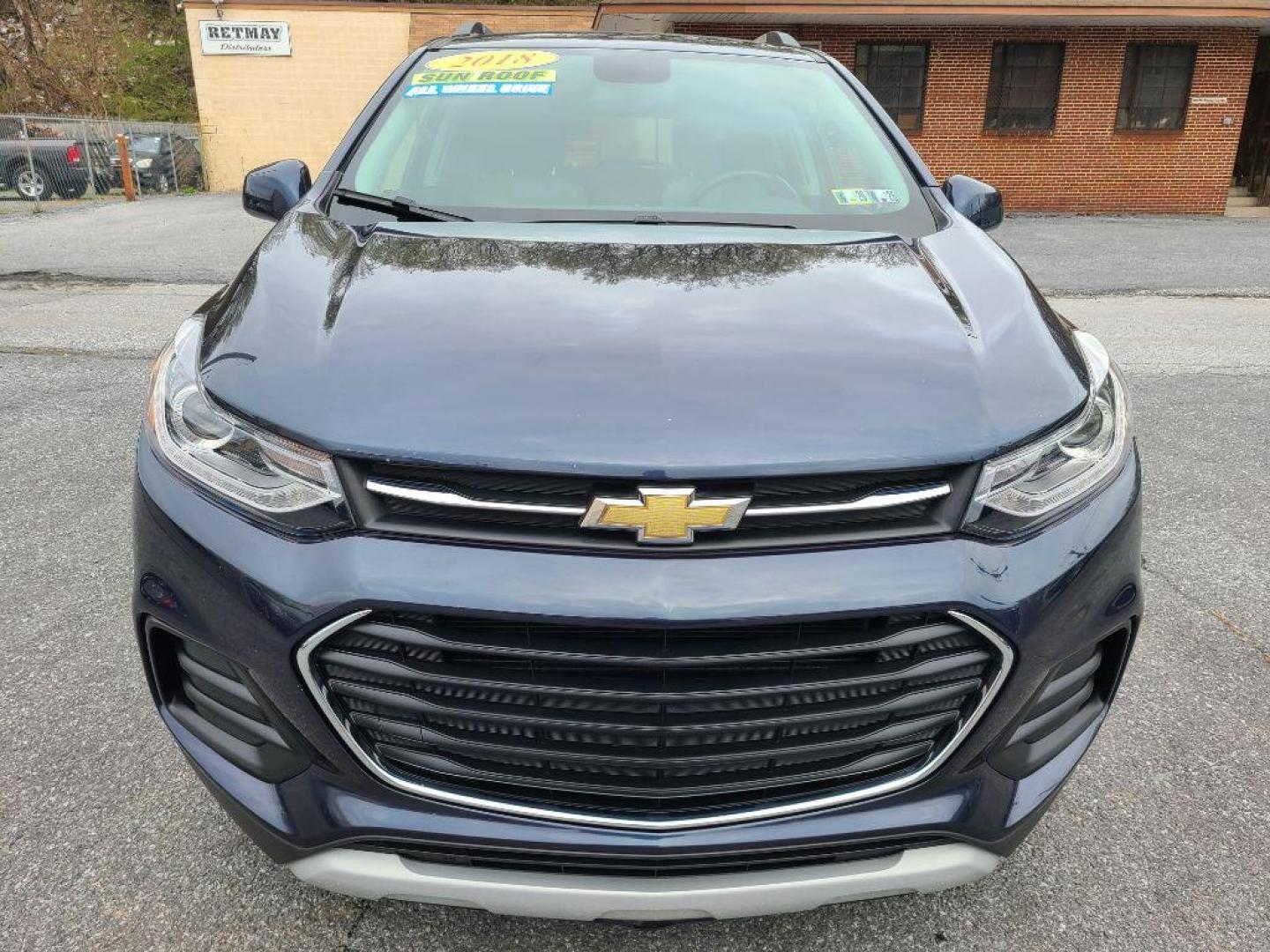 2018 BLUE CHEVROLET TRAX 1LT (3GNCJPSB0JL) with an 1.4L engine, Automatic transmission, located at 7981 Paxton Street, Harrisburg, PA, 17111, (717) 561-2926, 40.261490, -76.749229 - Photo#6