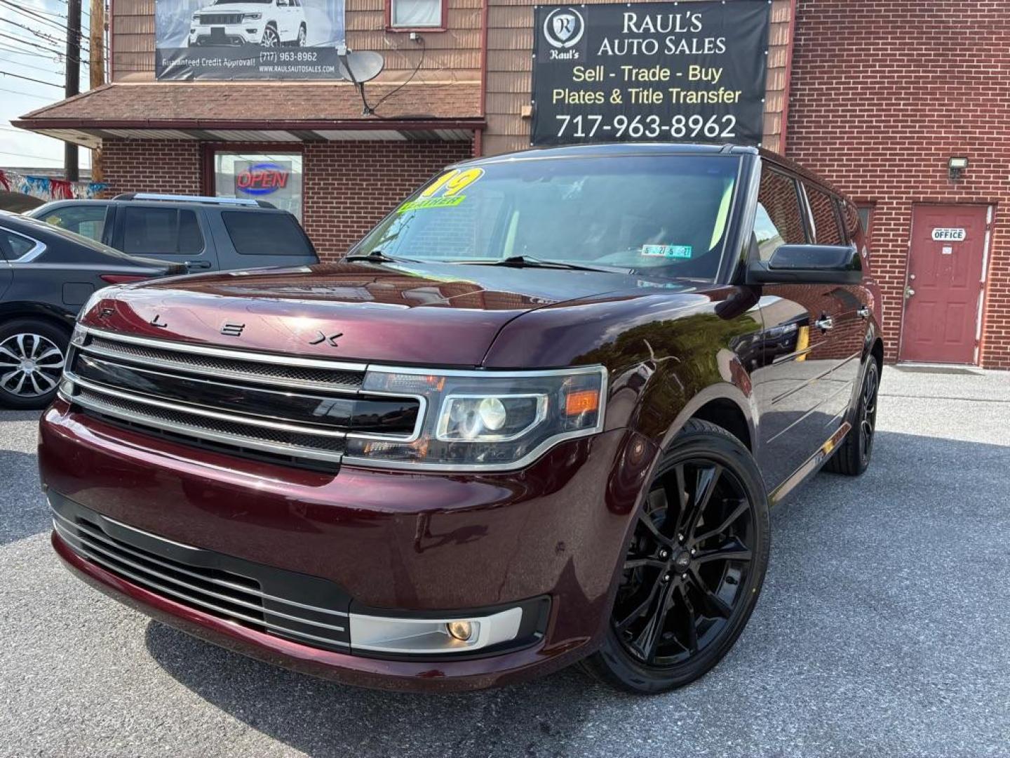 2019 BURGAN FORD FLEX LIMITED (2FMHK6DT5KB) with an 3.5L engine, Automatic transmission, located at 117 North Cameron Street, Harrisburg, PA, 17101, (717) 963-8962, 40.267021, -76.875351 - WE FINANCE!!! MOST vehicles are available for financing. Good Credit/ Challenged Credit/ No Credit - ALL Trade-Ins Welcomed!!! APPLY ONLINE or CALL us TODAY Please call us to discuss your cash and/or financing options. Thanks for checking our inventory! We're here to help. - Photo#0