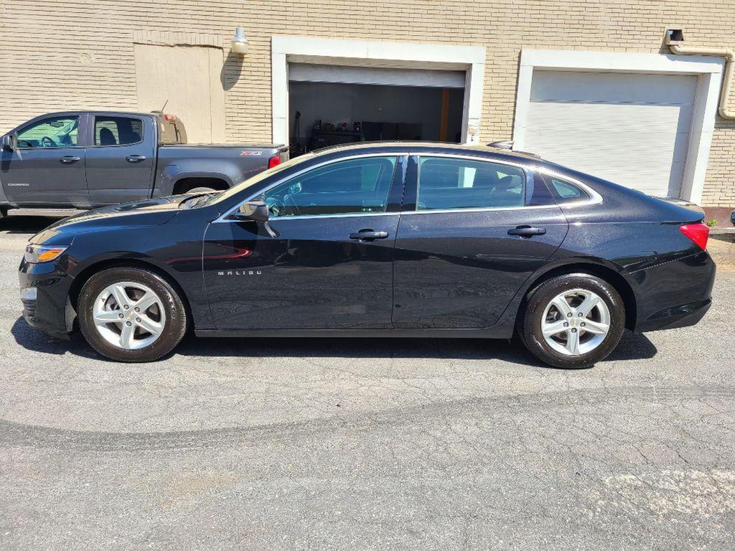 2021 BLACK CHEVROLET MALIBU LS (1G1ZB5ST5MF) with an 1.5L engine, Continuously Variable transmission, located at 7981 Paxton Street, Harrisburg, PA, 17111, (717) 561-2926, 40.261490, -76.749229 - Photo#1